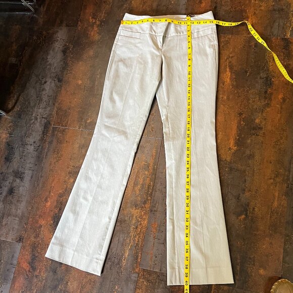 NWT The Limited Beige Exact Stretch Bootcut Pants, Size 2 - Picture 4 of 10